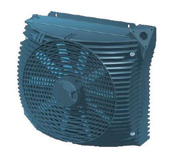 ASA0176AD01 Air Blast Oil Cooler 12V DC