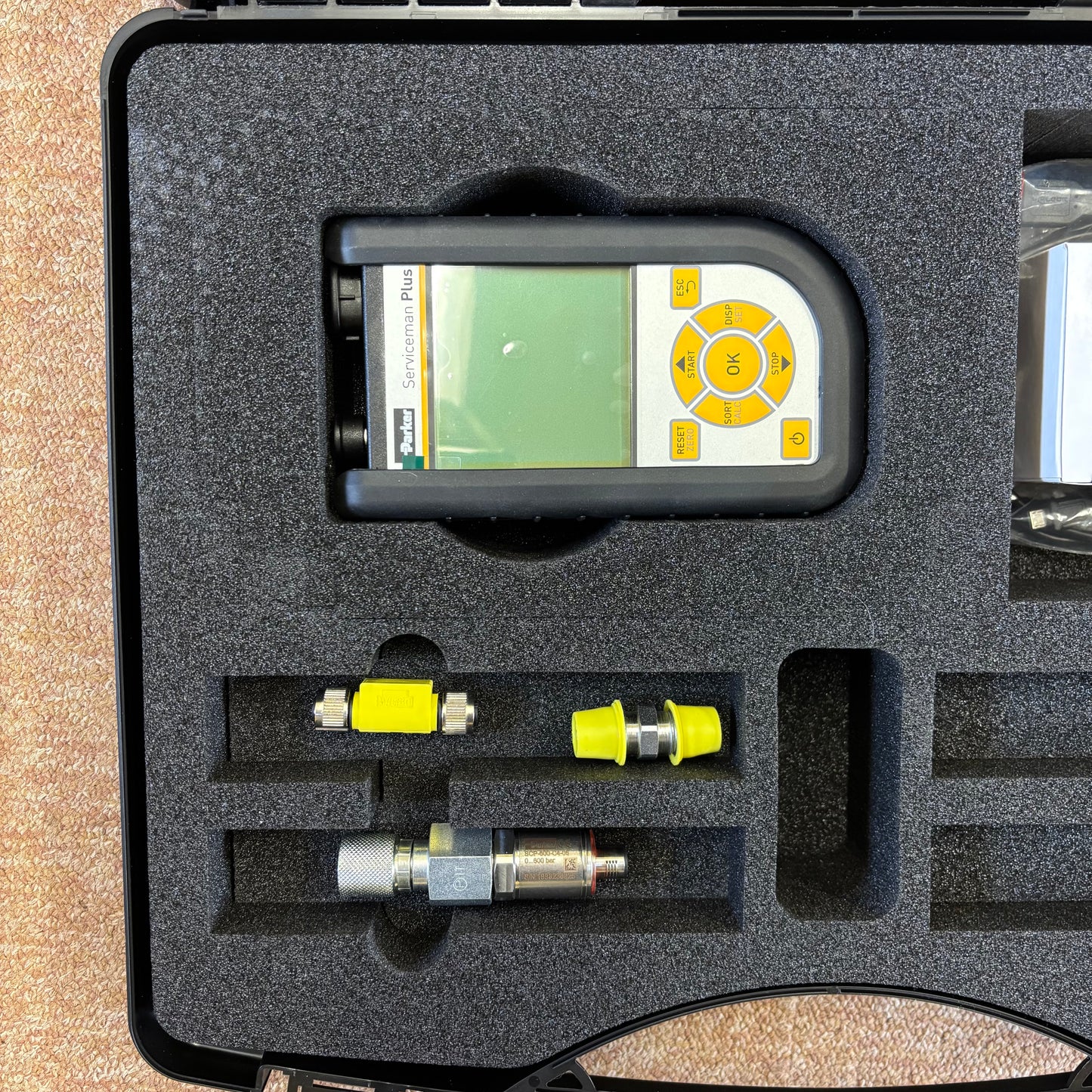 Parker Sensocontrol  3 - 60L/min Flow & Pressure Test Kit