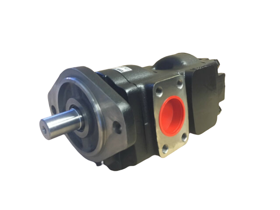 20/912800 Genuine Parker/JCB 3CX Twin Hydraulic Pump 33 + 29 CC/REV - Unwin Hydraulic Engineering