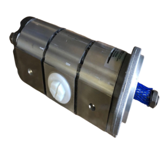 20/905100 Genuine Parker / JCB  Triple Hydraulic pump 7 + 11 + 11 CC/REV - Unwin Hydraulic Engineering