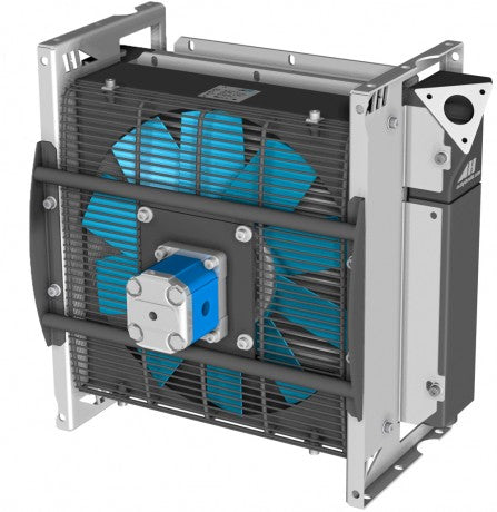 ASA0177 Hydraulic motor Air Blast Oil Cooler ASA0177AH11 0.06KW - Unwin Hydraulic Engineering
