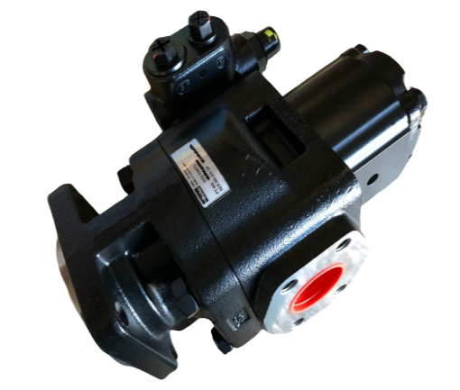 332/E6671 Genuine Parker / JCB Loadall Twin Hydraulic pump 45 + 16 CC/REV - Unwin Hydraulic Engineering