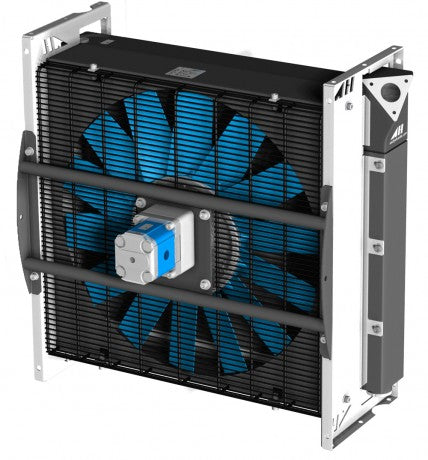ASA0257 Hydraulic motor Air Blast Oil Cooler ASA0257AH11 0.12KW - Unwin Hydraulic Engineering