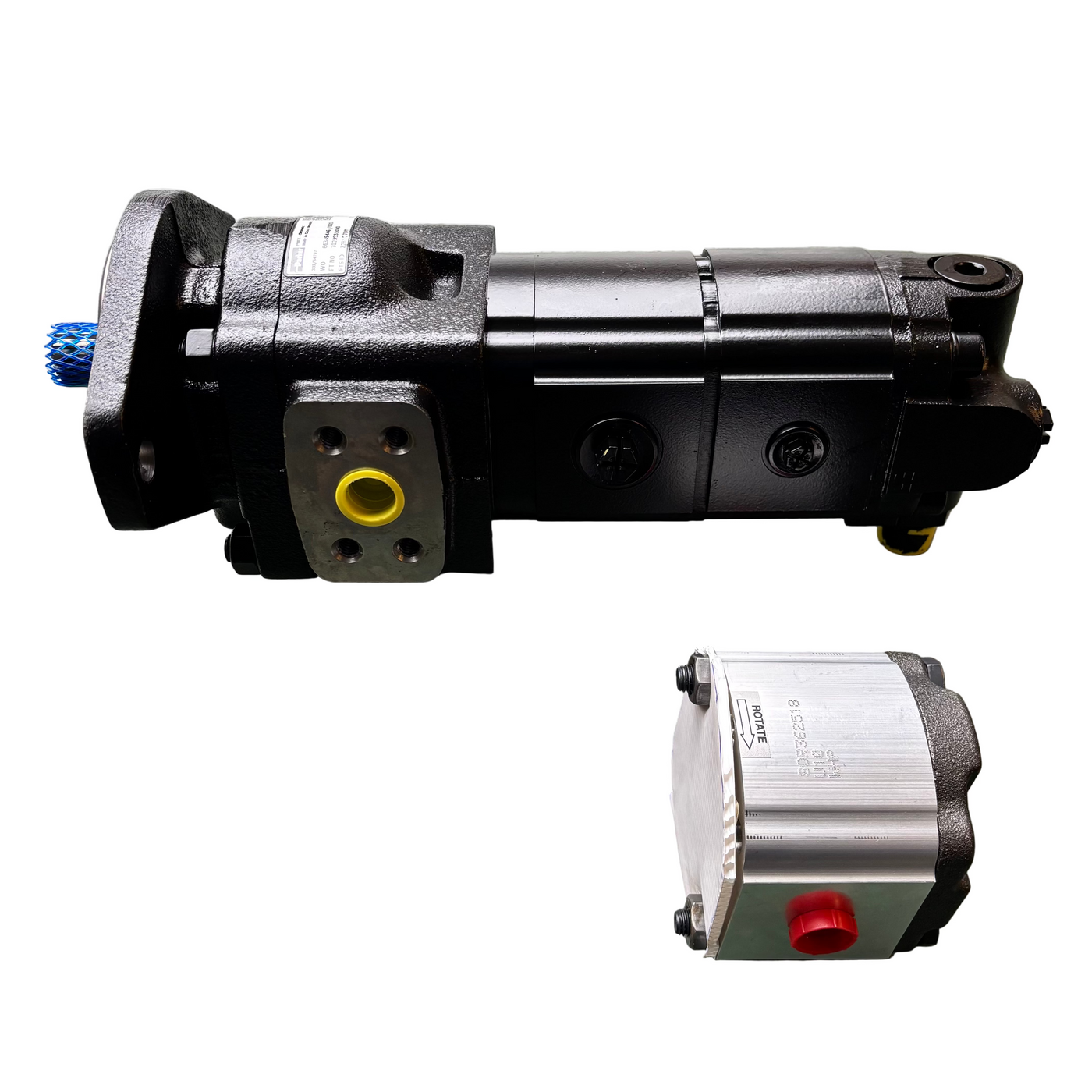 12cc Rear pump section 334/S2322 for JCB TLT ** W/O Test point port **
