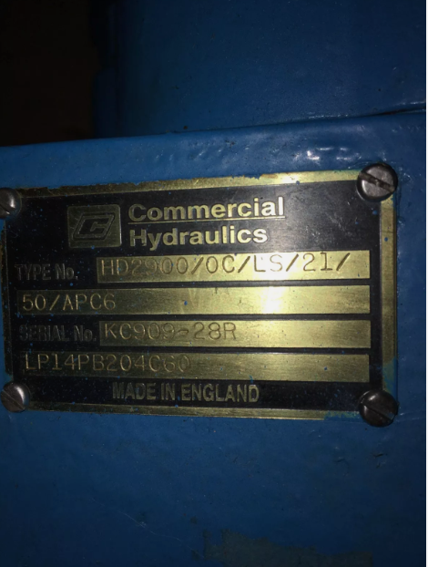 Lucas / Commercial / Parker HD2/900/OC/LS/21/50/APC6 Hydraulic Pump