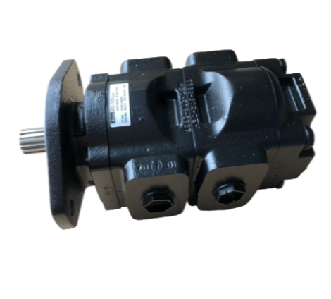 332/F9032 Genuine Parker / JCB 3CX Twin Hydraulic Pump 37 + 37 CC/REV - Unwin Hydraulic Engineering